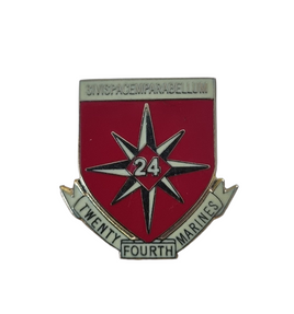 Spilla 24° Reggimento Fanteria dei Marines Civis Pacem Parabellum
