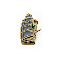 Spilla in metallo smaltato Nave Amerigo Vespucci Marina Militare