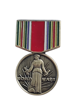 Spilla Medaglia della Vittoria della Seconda Guerra Mondiale US Army

