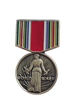 Spilla Medaglia della Vittoria della Seconda Guerra Mondiale US Army
