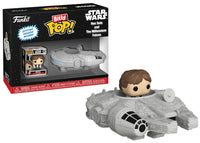Bitty POP Display Star Wars Han Solo con Millennium Falcon