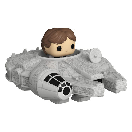 Bitty POP Display Star Wars Han Solo con Millennium Falcon