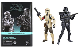 Action Figure 2 Pack Star Wars Rogue One Black Series Shoretrooper Death Trooper