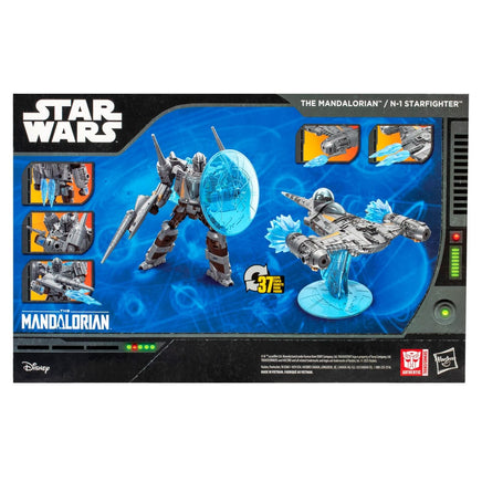 Action figure Star Wars x Transformers The Mandalorian N-1 Starfighter