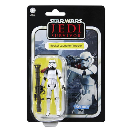 Action Figure Jedi Survivor Rocket Launcher Trooper Star Wars Vintage Collection