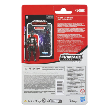 Action Figure Mandalorian Moff Gideon Dark Trooper Armor Star Wars Vintage Coll.