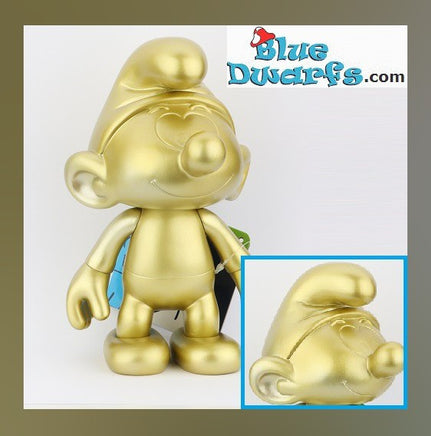 Action Figure in vinile Puffo Oro Matt Gold 19 cm Global Smurfday