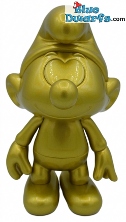Action Figure in vinile Puffo Oro Matt Gold 19 cm Global Smurfday