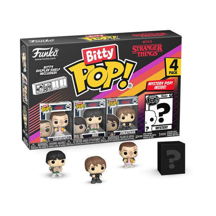 Funko Bitty Pop Stranger Things 4 Pack Eleven Jonathan Mike