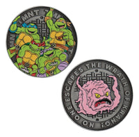 Moneta in metallo smaltato Krang Teenage Mutant Ninja Turtles Limited Edition