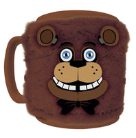 Tazza Mug Five Nights At Freddy's Freddy Fazbear con Copertura Peluche Morbida