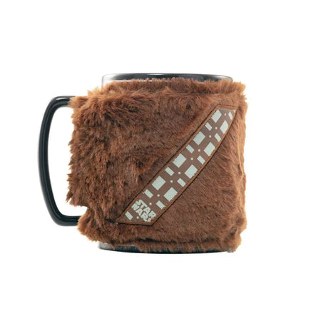 Tazza Mug Star Wars Chewbacca Fuzzy 450ml con Copertura Peluche Morbida