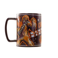 Tazza Mug Star Wars Chewbacca Fuzzy 450ml con Copertura Peluche Morbida
