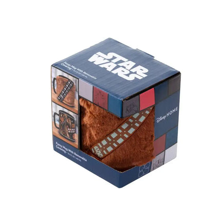 Tazza Mug Star Wars Chewbacca Fuzzy 450ml con Copertura Peluche Morbida