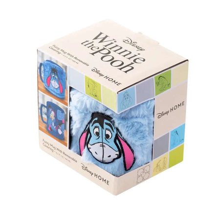Tazza Mug Winnie The Pooh Eeyore 450ml con Copertura Peluche Morbida Walt Disney