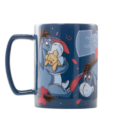 Tazza Mug Winnie The Pooh Eeyore 450ml con Copertura Peluche Morbida Walt Disney