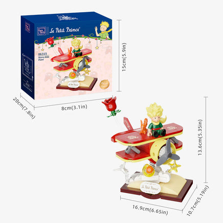 Figure Pantasy Piccolo Principe Set Costruzioni 189 Pezzi 14 cm