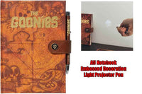 Taccuino Notebook A5 Deluxe Set The Goonies con penna luminosa