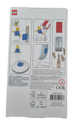 Set cancelleria Scuola con Figure LEGO Matite Gomma Temperamatite Topper
