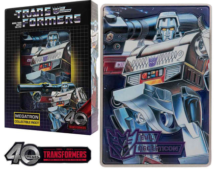 Lingotto in Metallo Transformers Megatron Decepticons Anniversario 40Th
