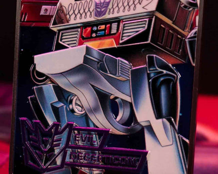 Lingotto in Metallo Transformers Megatron Decepticons Anniversario 40Th

