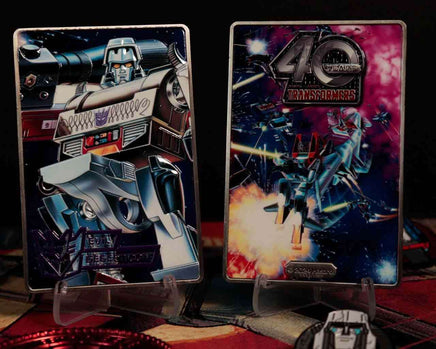 Lingotto in Metallo Transformers Megatron Decepticons Anniversario 40Th
