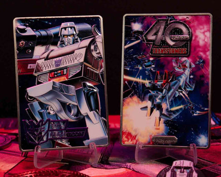 Lingotto in Metallo Transformers Megatron Decepticons Anniversario 40Th

