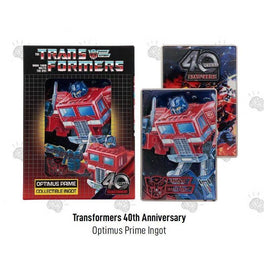 Lingotto in Metallo Transformers Edizione Autobots Anniversario 40Th
