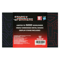 Set 2 Caschi in metallo Transformers Optimus Prime Megatron Limited Edition Fanattik