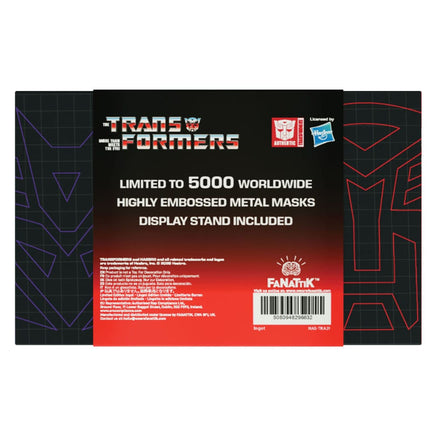 Set 2 Caschi in metallo Transformers Optimus Prime Megatron Limited Edition Fanattik