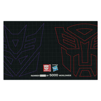Set 2 Caschi in metallo Transformers Optimus Prime Megatron Limited Edition Fanattik