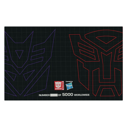 Set 2 Caschi in metallo Transformers Optimus Prime Megatron Limited Edition Fanattik