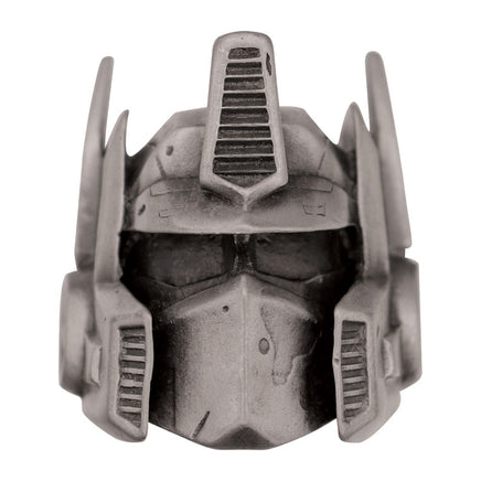 Set 2 Caschi in metallo Transformers Optimus Prime Megatron Limited Edition Fanattik