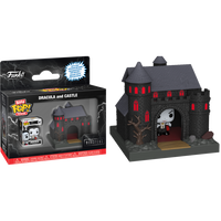 Universal Monsters Bitty POP! Towns Vinyl Figure Conte Dracula con Castello
