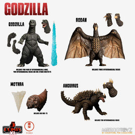 Action Figure 5 Points Mezco XL Godzilla Destroy Monster Set Round 1