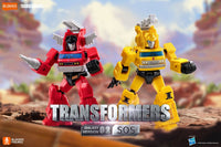 Set 9 Action Figure Transformers Blokees Kit Galaxy Versione 02 SOS
