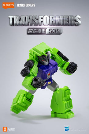 Set 9 Action Figure Transformers Blokees Kit Galaxy Versione 02 SOS