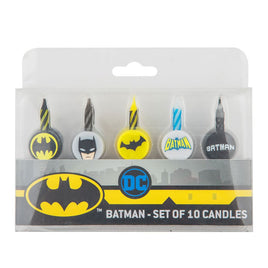 Set 10 candeline compleanno Dc Comics Batman Birthday Candle
