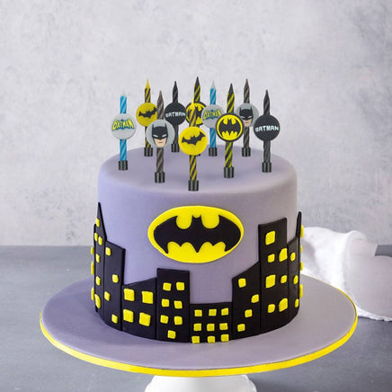 Set 10 candele compleanno Dc Comics Batman Birthday Candle