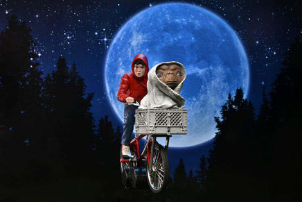 Diorama Neca E.T. l'Extraterrestre con Elliot in bicicletta