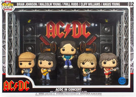 Funko Pop 5 Pack Album ACDC In Concert Tour Special Edition Deluxe Rock Music