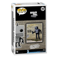 Funko Pop Brandalised Art Cover Tagging Robot Banksy