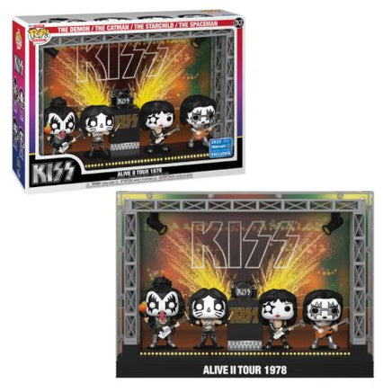 Funko Pop 4 Pack Album Kiss Alive II Tour 1978 Special Edition Deluxe Rock Music