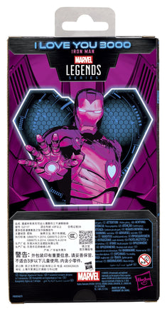 Action Figure I Love You 3000 Iron Man Marvel Legends Hasbro Edizione Speciale