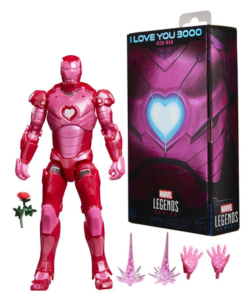 Action Figure I Love You 3000 Iron Man Marvel Legends Hasbro Edizione Speciale