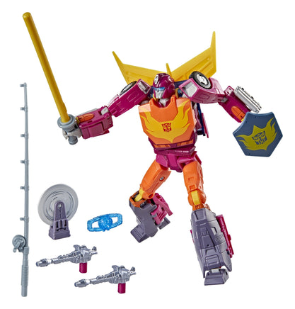 Action Figure Transformers Series Voyager Class Action MTMTE Hot Rod Autobot