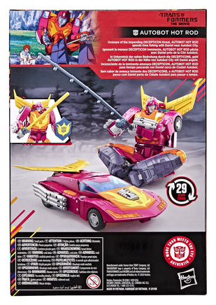 Action Figure Transformers Series Voyager Class Action MTMTE Hot Rod Autobot