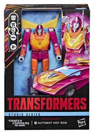 Action Figure Transformers Series Voyager Class Action MTMTE Hot Rod Autobot