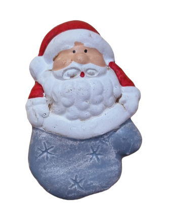 Magnete Calamita Frigo in Ceramica Babbo Natale