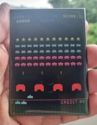 Magnete Calamita Frigorifero Videogame Atari Space Invaders